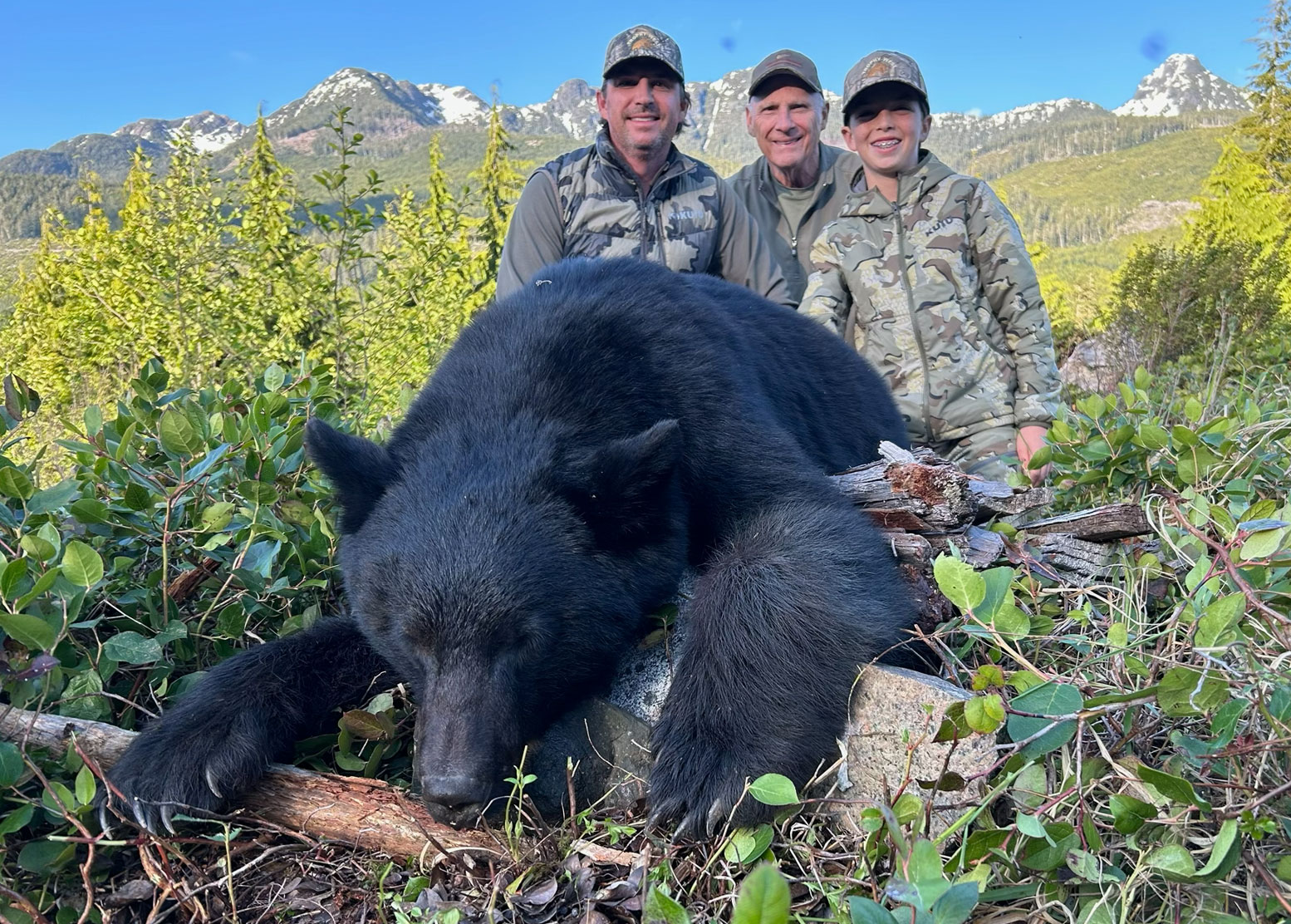 Black Bear Hunting Vancouver Island
